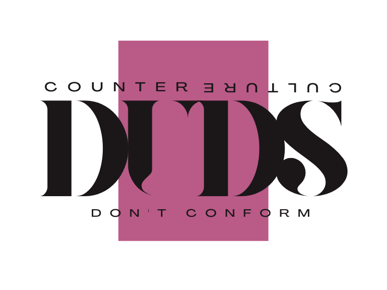 Counter Culture Duds logo design for wellness brand